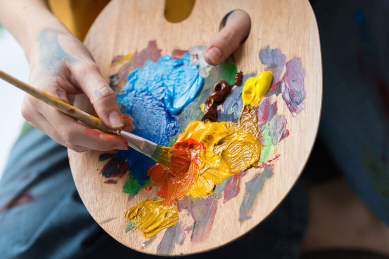 acrylic paint set