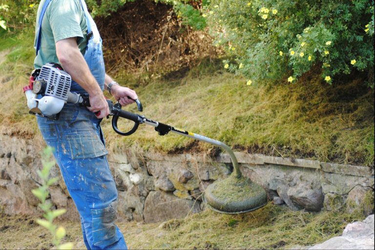 battery-powered string trimmer