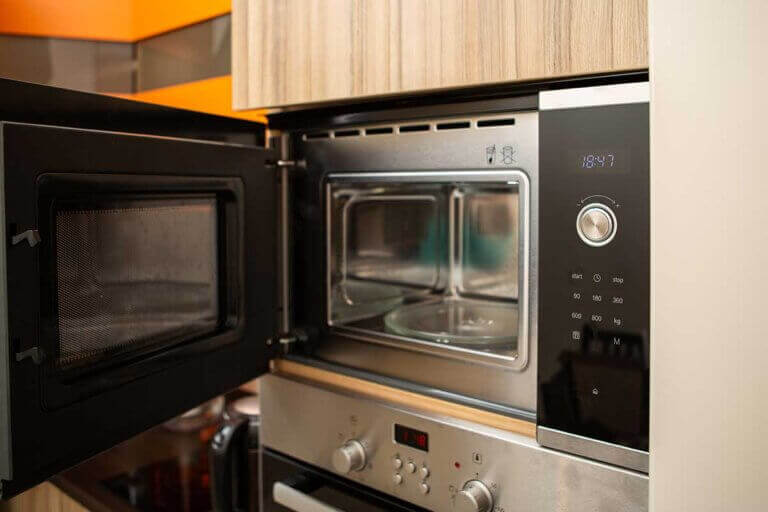 built-in microwave