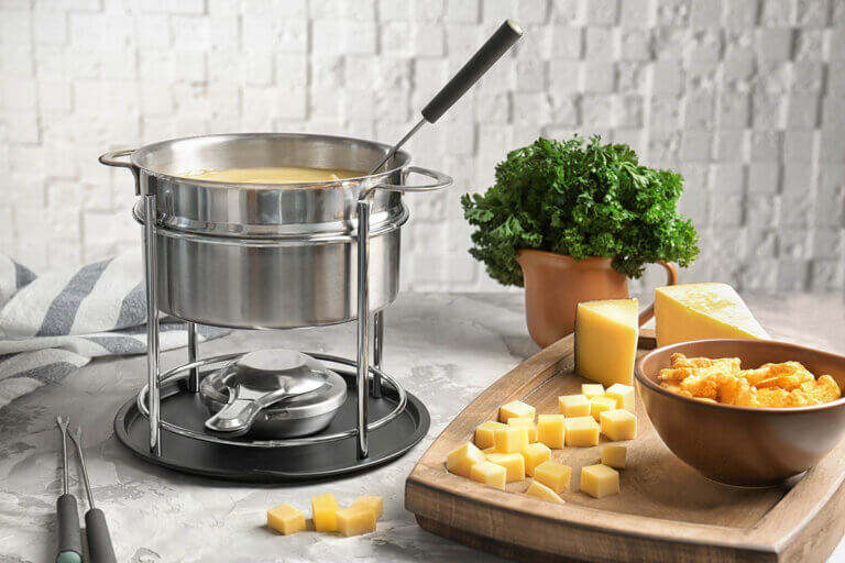 cheese fondue set
