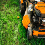 petrol lawn mower