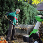 petrol wood chipper